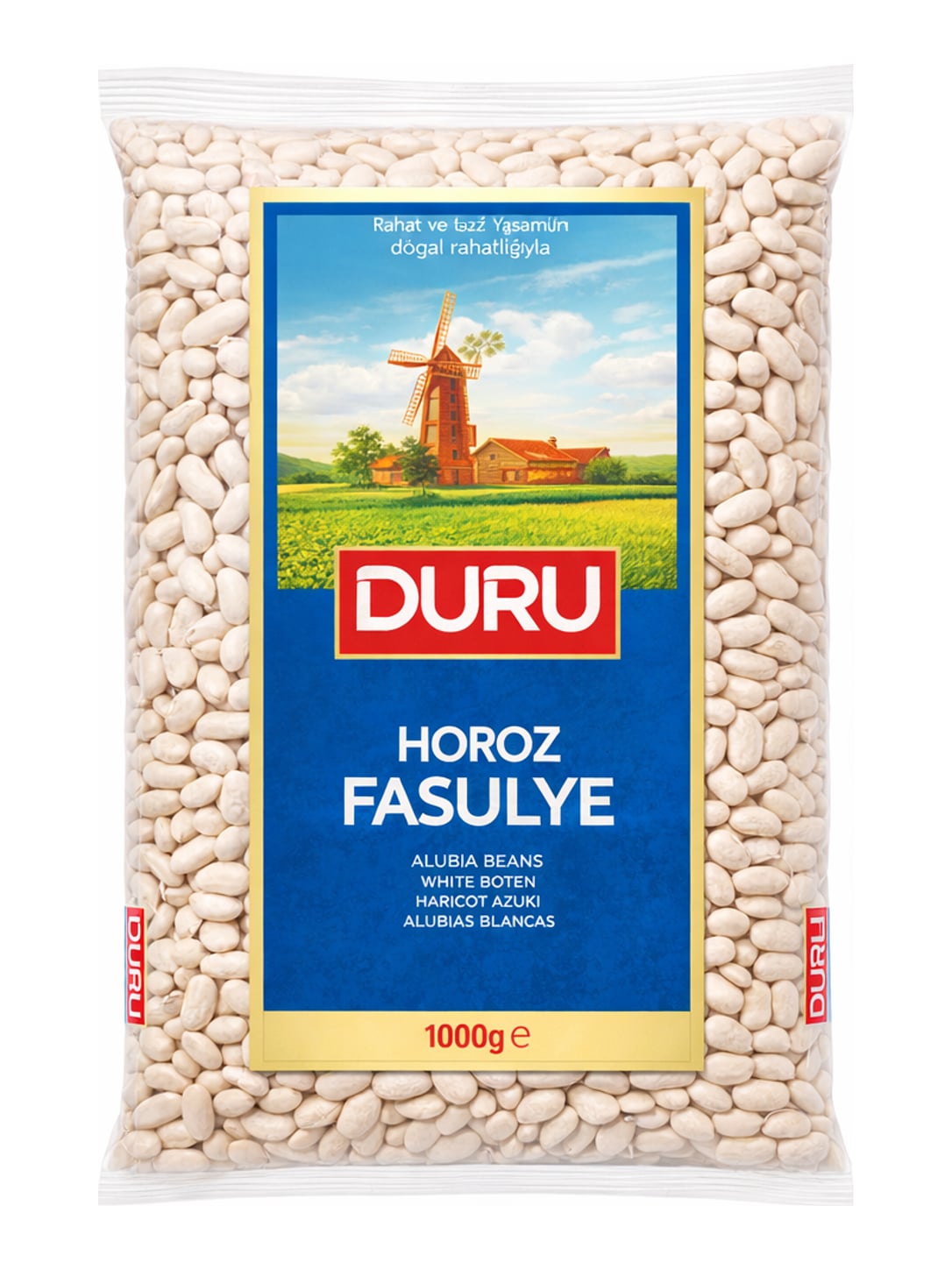 DURU Horoz Fasulye Weiße Bohnen 1000g – Alubia Beans Hülsenfrüchte