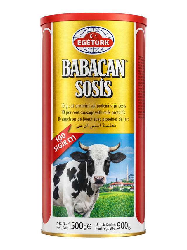 Egetürk Babacan Sosis 1500g – Halal Rindswürste 10 Stück