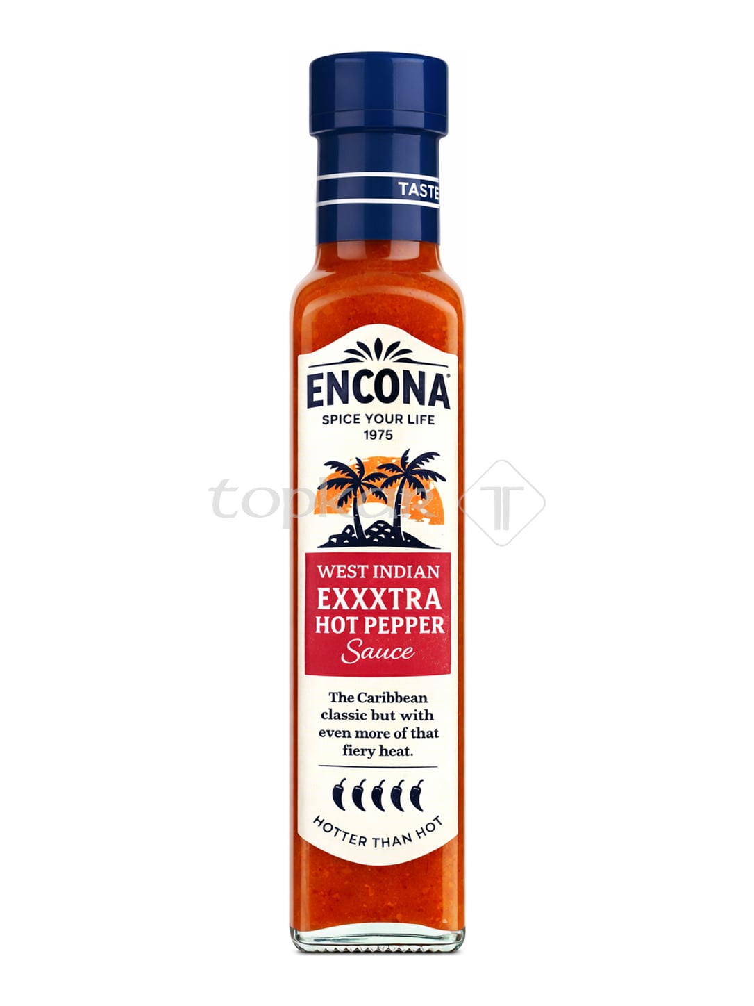 Encona West Indian Exxxtra Hot Pepper Sauce 142 ml – scharfe karibische Chilisauce Habanero