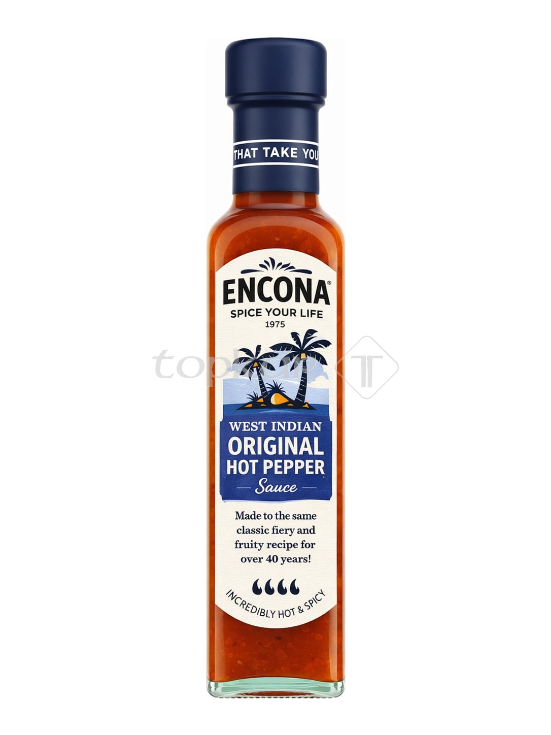 Encona West Indian Original Hot Pepper Sauce 142 ml – scharfe Habanero Pfeffersauce