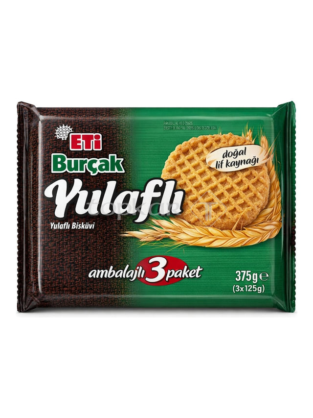 Eti Burçak Yulaflı Bisküvi 375g – türkische Haferkekse mit Haferflocken