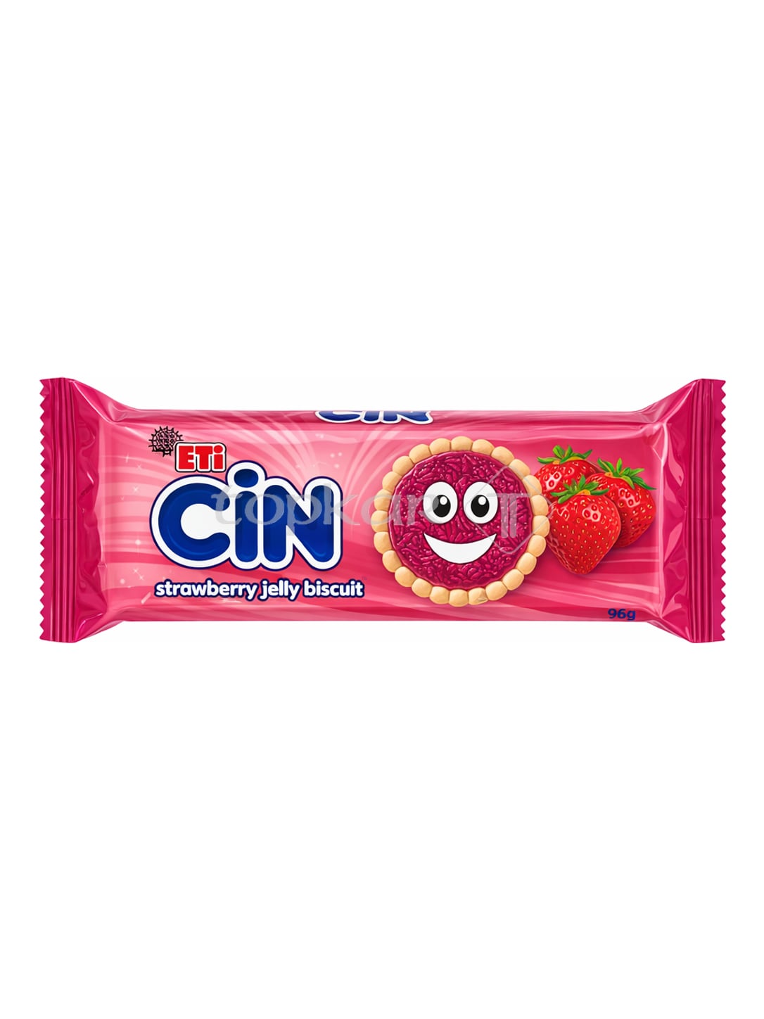 Eti Cin Erdbeergelee-Kekse 96g – Cin Çilekli Bisküvi türkischer Keks