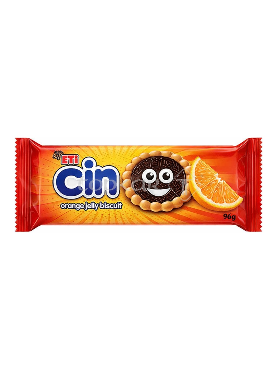 Eti Cin Orangen Gelee Keks 96g – türkischer Cin Bisküvi mit Orangenkreme
