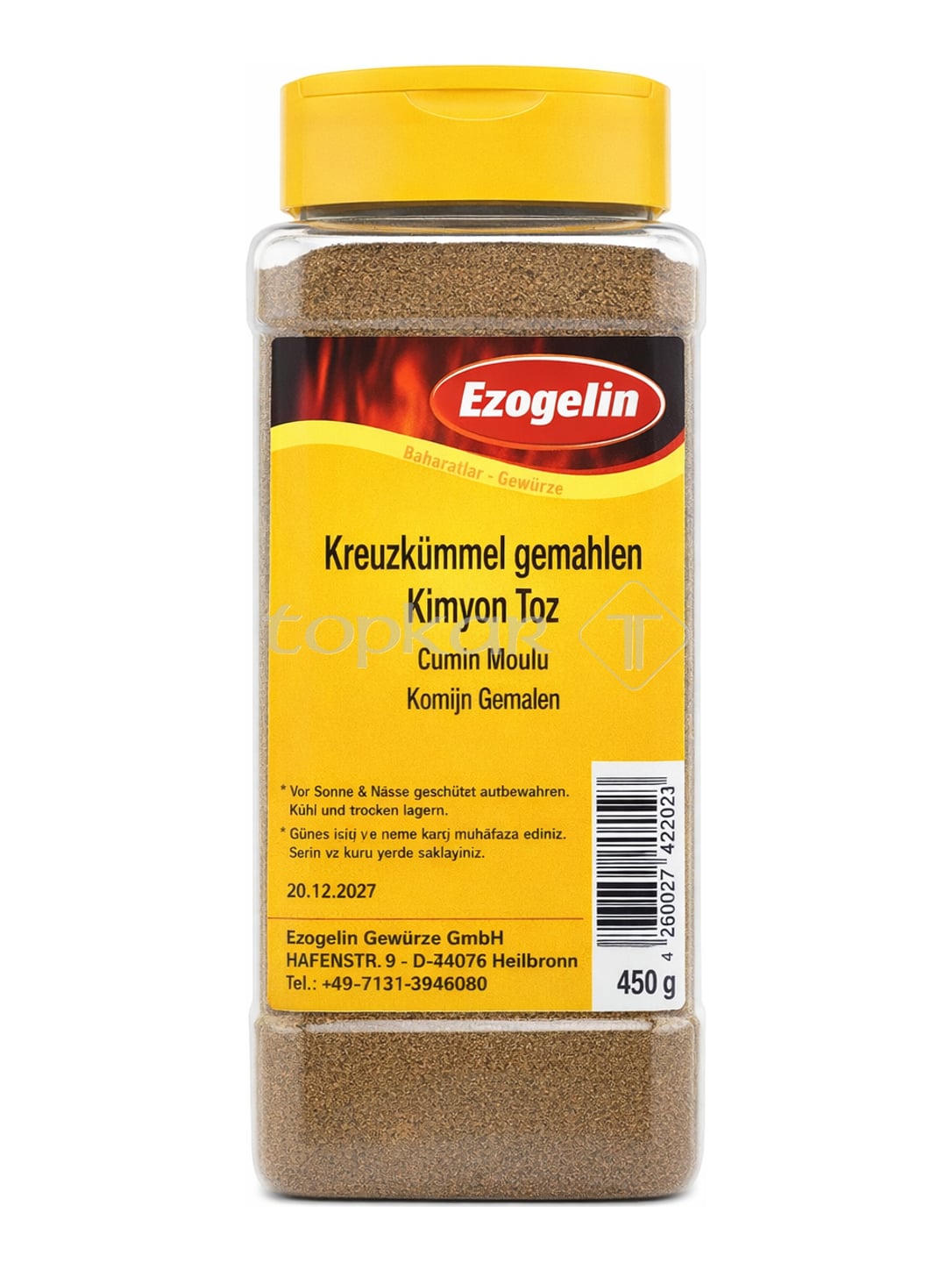 Ezogelin Kreuzkümmel gemahlen 450g – Kimyon Toz Cumin gemahlen