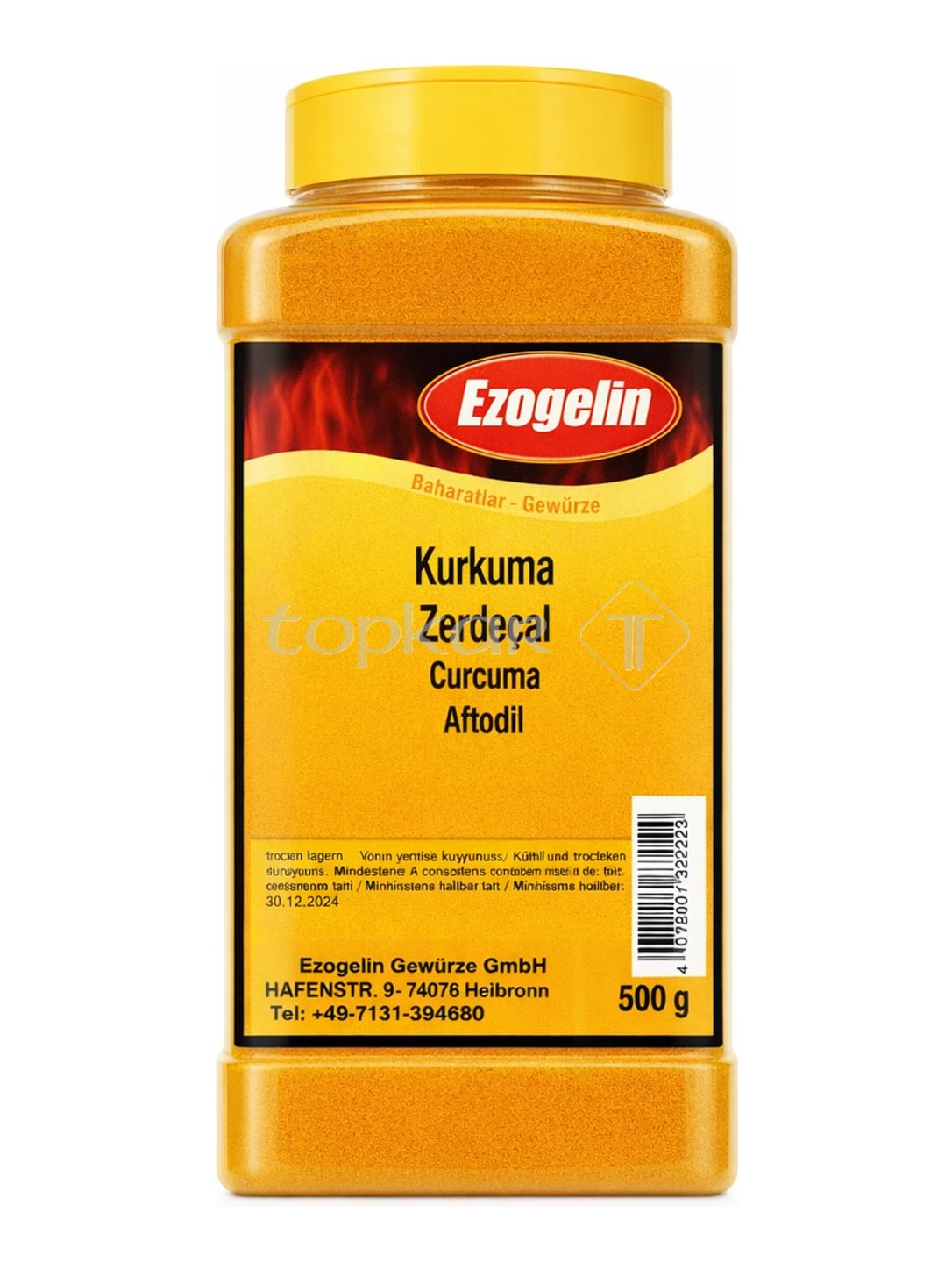 Ezogelin Kurkuma 500g – Zerdeçal gemahlenes Kurkumapulver Curcuma
