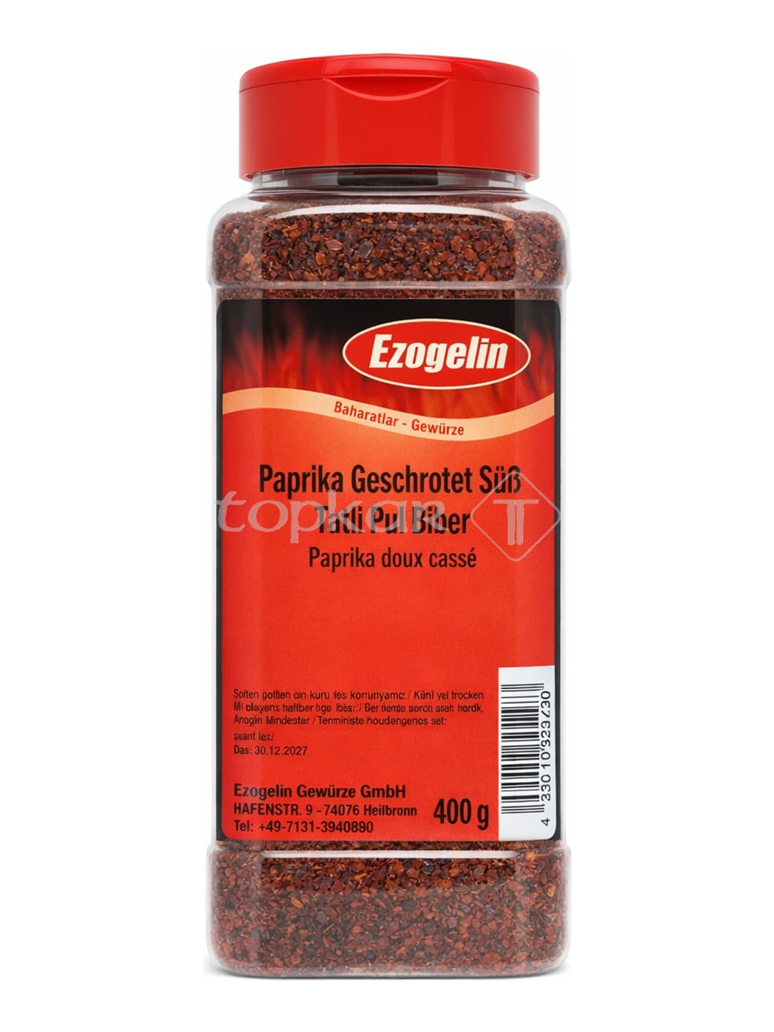 Ezogelin Paprikaflocken Süß 400g – Tatlı Pul Biber milde rote Paprika geschrotet