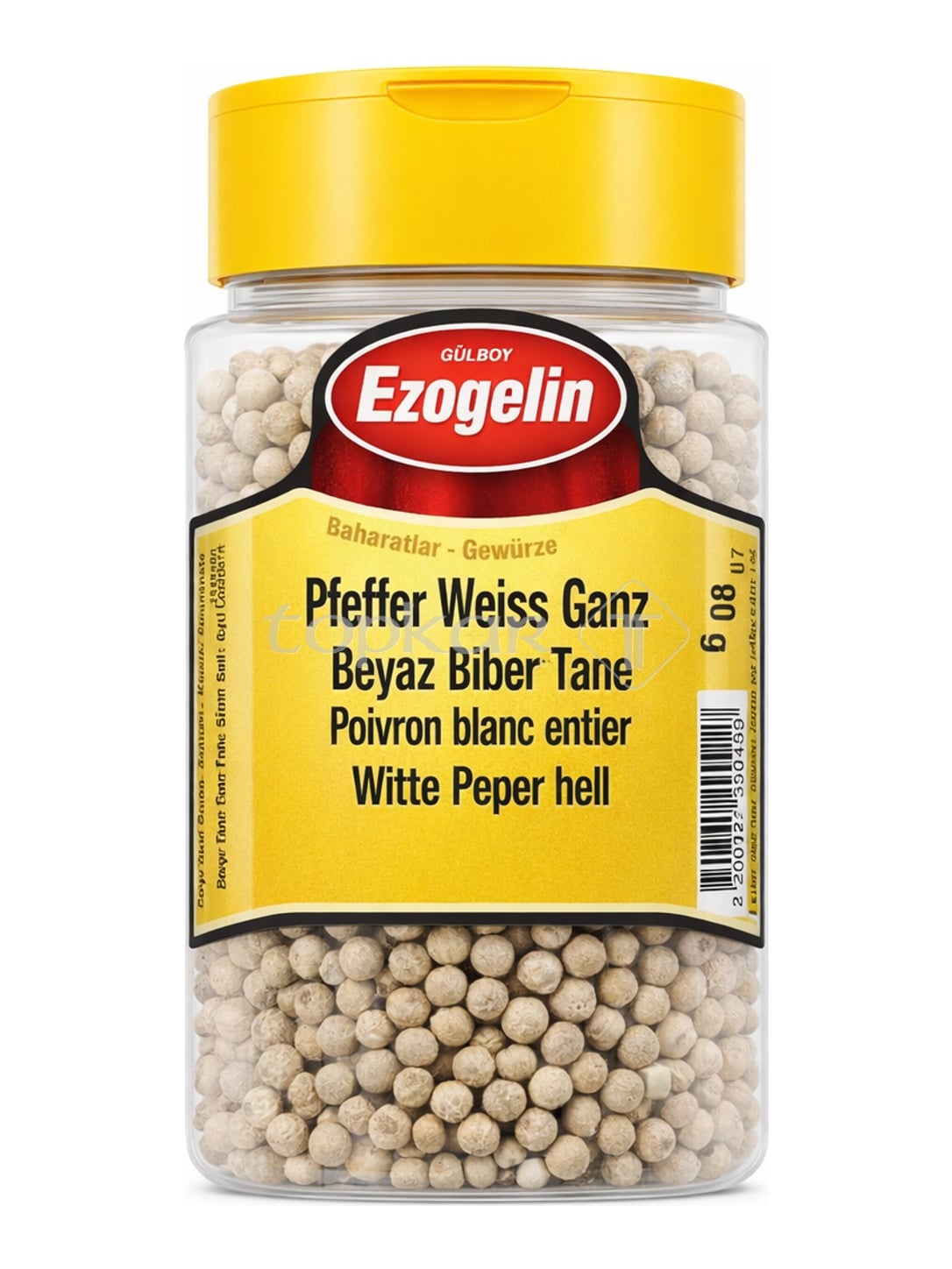 Ezogelin Weißer Pfeffer ganz 80g – Beyaz Biber Tane ganze Pfefferkörner