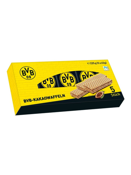 Feiny Biscuits BVB Waffeln mit Kakaocreme 225g – knusprige Kakaowaffeln