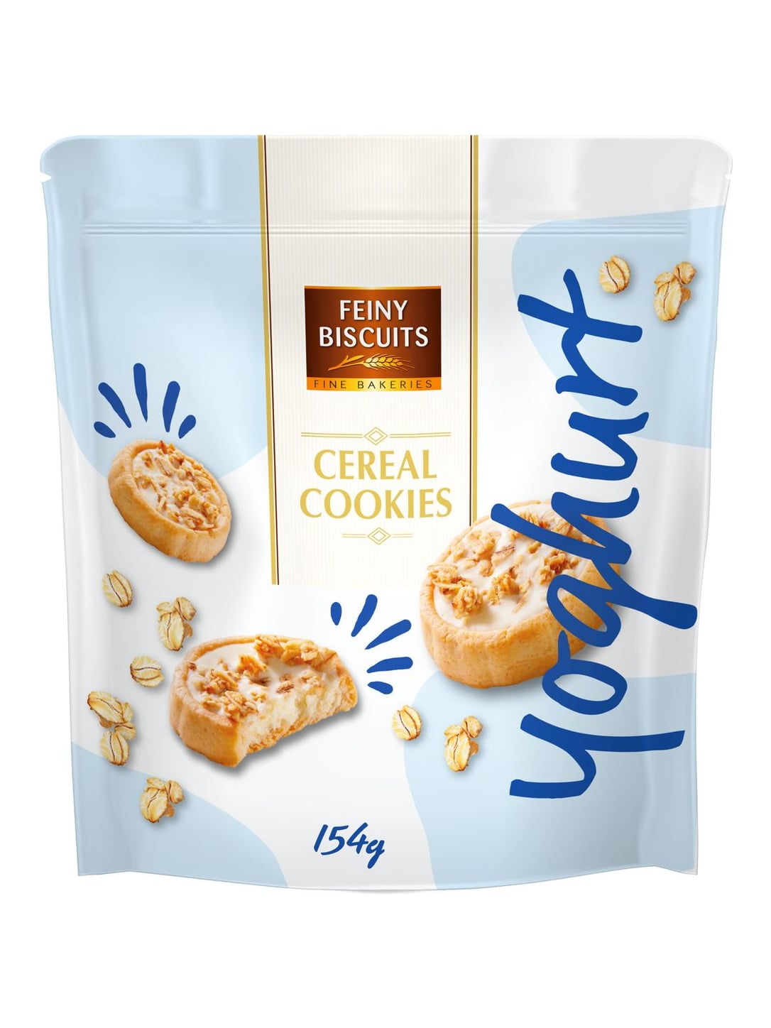Feiny Biscuits Cereal Cookies Joghurt 154g – Cerealien Haferkekse mit Joghurt