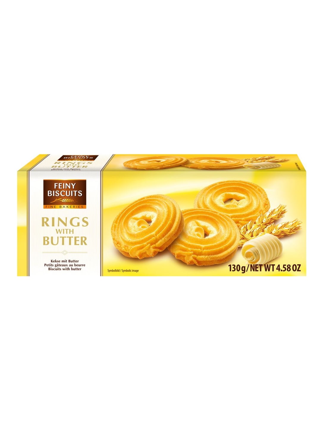 Feiny Biscuits Kekse mit Butter 130g – Butterkekse Buttergebäck