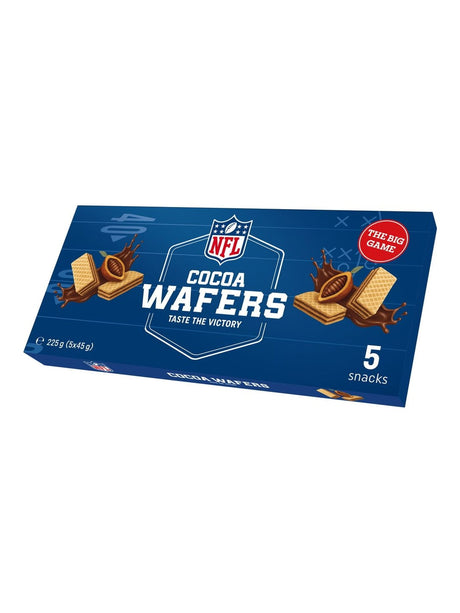 Feiny Biscuits NFL Waffeln mit Kakaocreme 225g – gefüllte Waffeln Schoko Snack