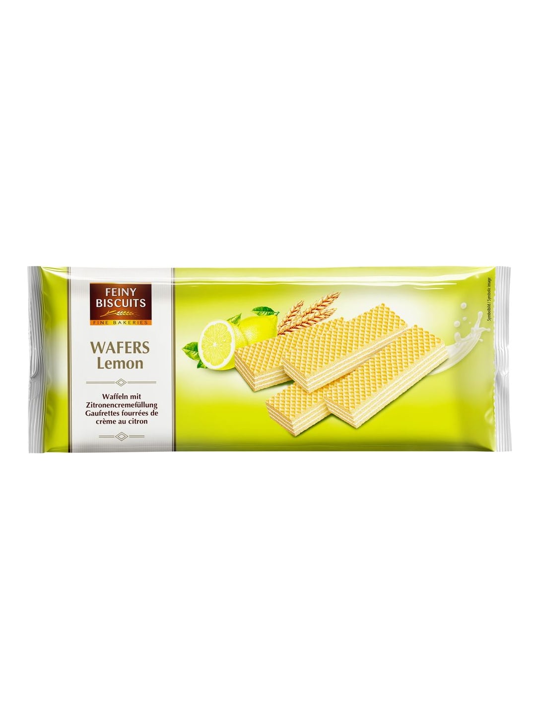 Feiny Biscuits Waffeln mit Zitronencremefüllung 250g – knusprige Zitronenwaffeln