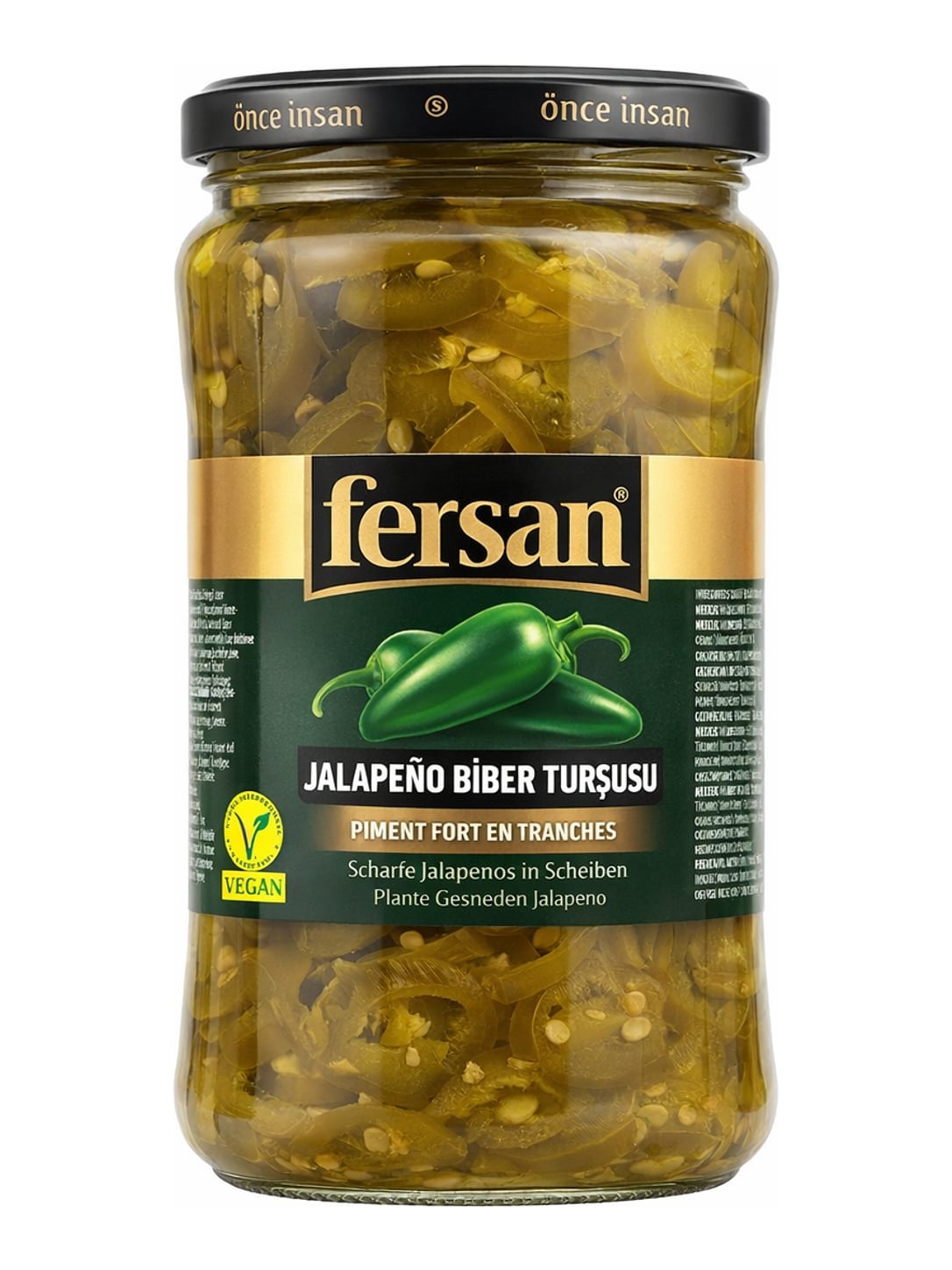 Fersan Jalapeno Biber Tursusu 350g – Eingelegte Jalapeños scharf türkische Peperoni