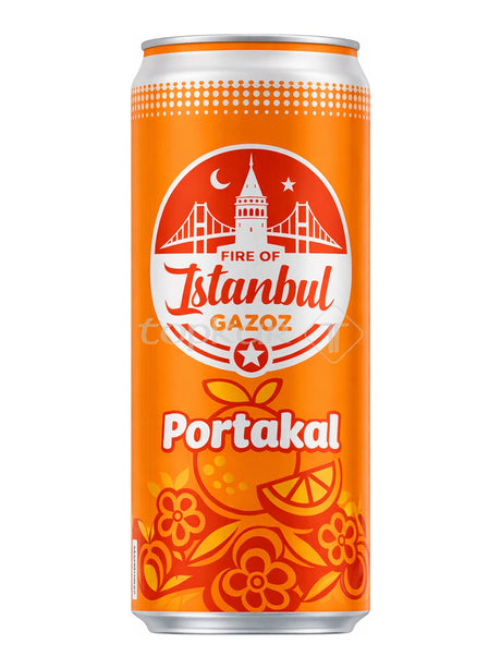 Fire of Istanbul Orangenlimonade 330ml – Portakallı Gazoz türkische Limonade