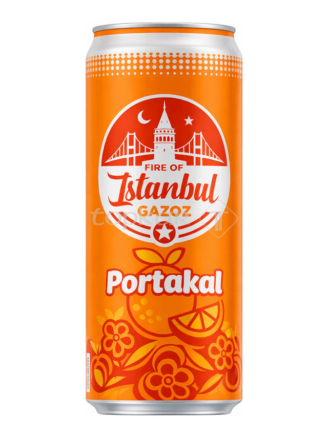 Fire of Istanbul Orangenlimonade 330ml – Portakallı Gazoz türkische Limonade