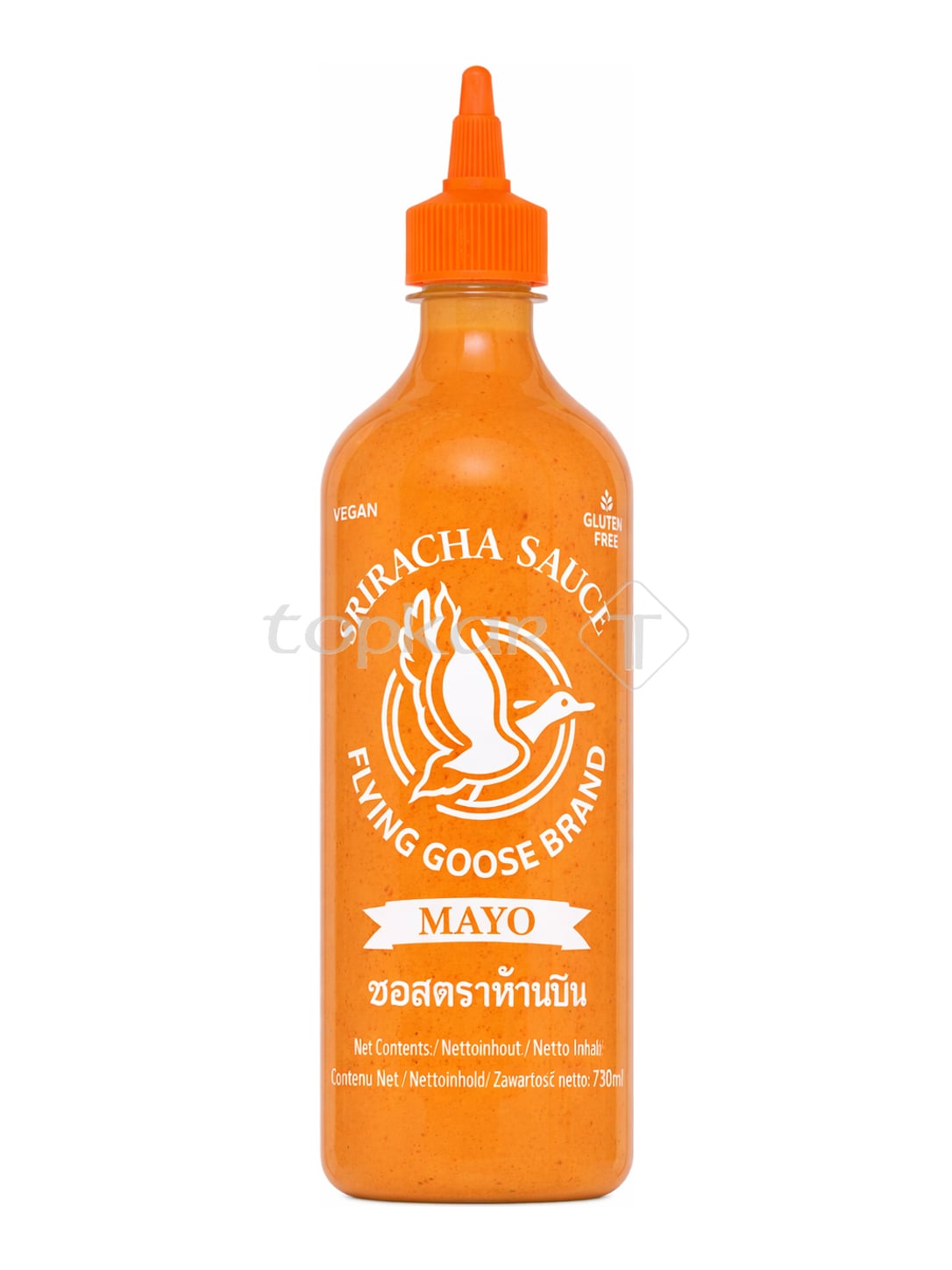Flying Goose Brand Sriracha Mayo Sauce 730 ml – Sriracha Chili-Mayonnaise vegan