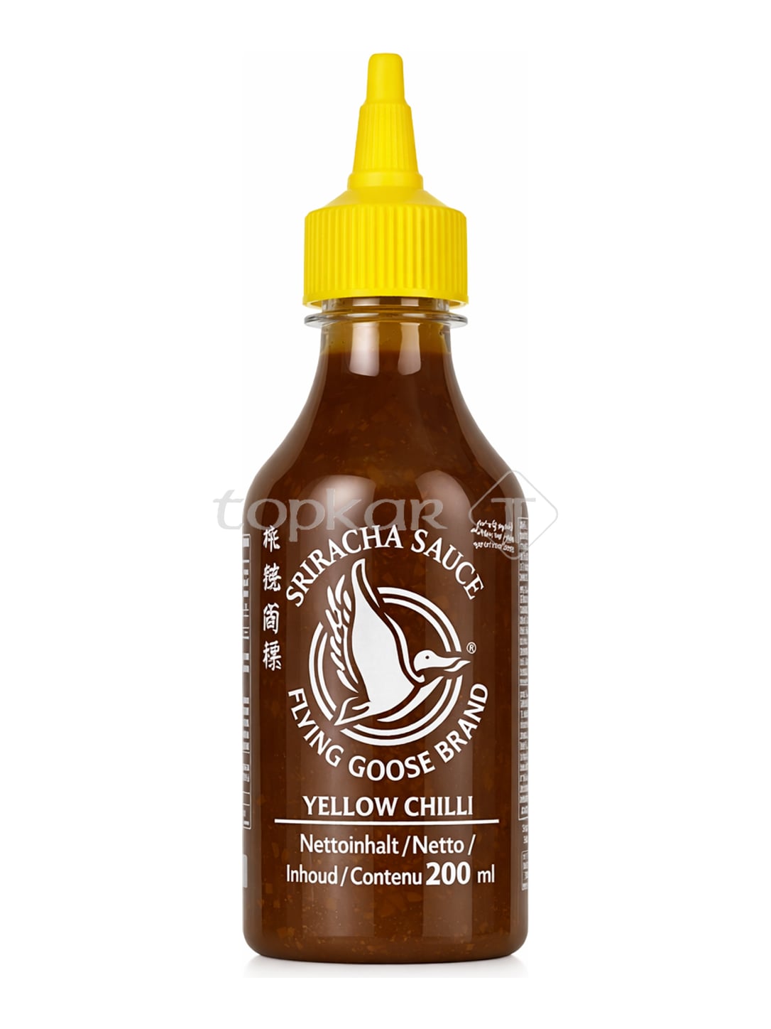 Flying Goose Brand Sriracha Sauce Yellow Chilli 200 ml – gelbe Chilisauce Sriracha