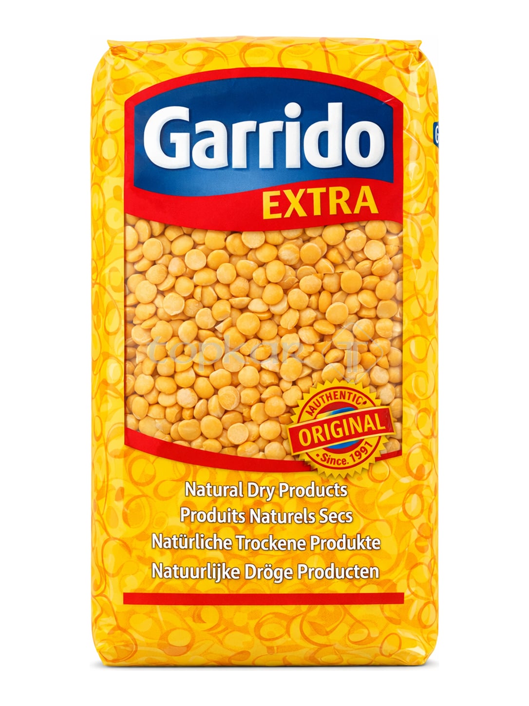 Garrido Gelbe Schälerbsen 1 kg – Yellow Split Peas Sarı Kırık Bezelye