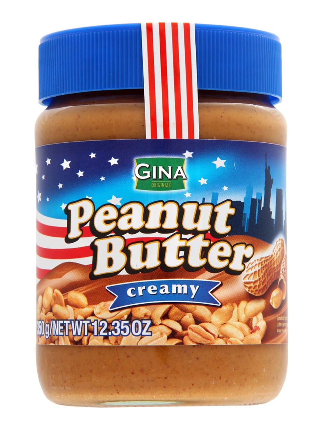 Gina Erdnussbutter Creamy 350g – cremige Peanut Butter