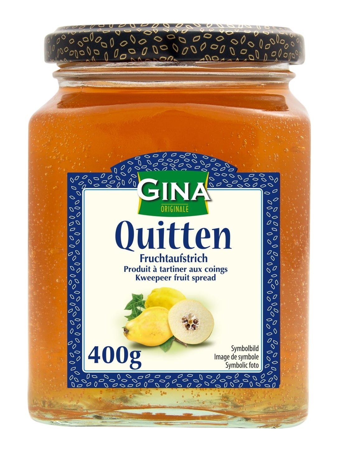 Gina Fruchtaufstrich Quitte 400g – Quittenaufstrich Quittenmarmelade