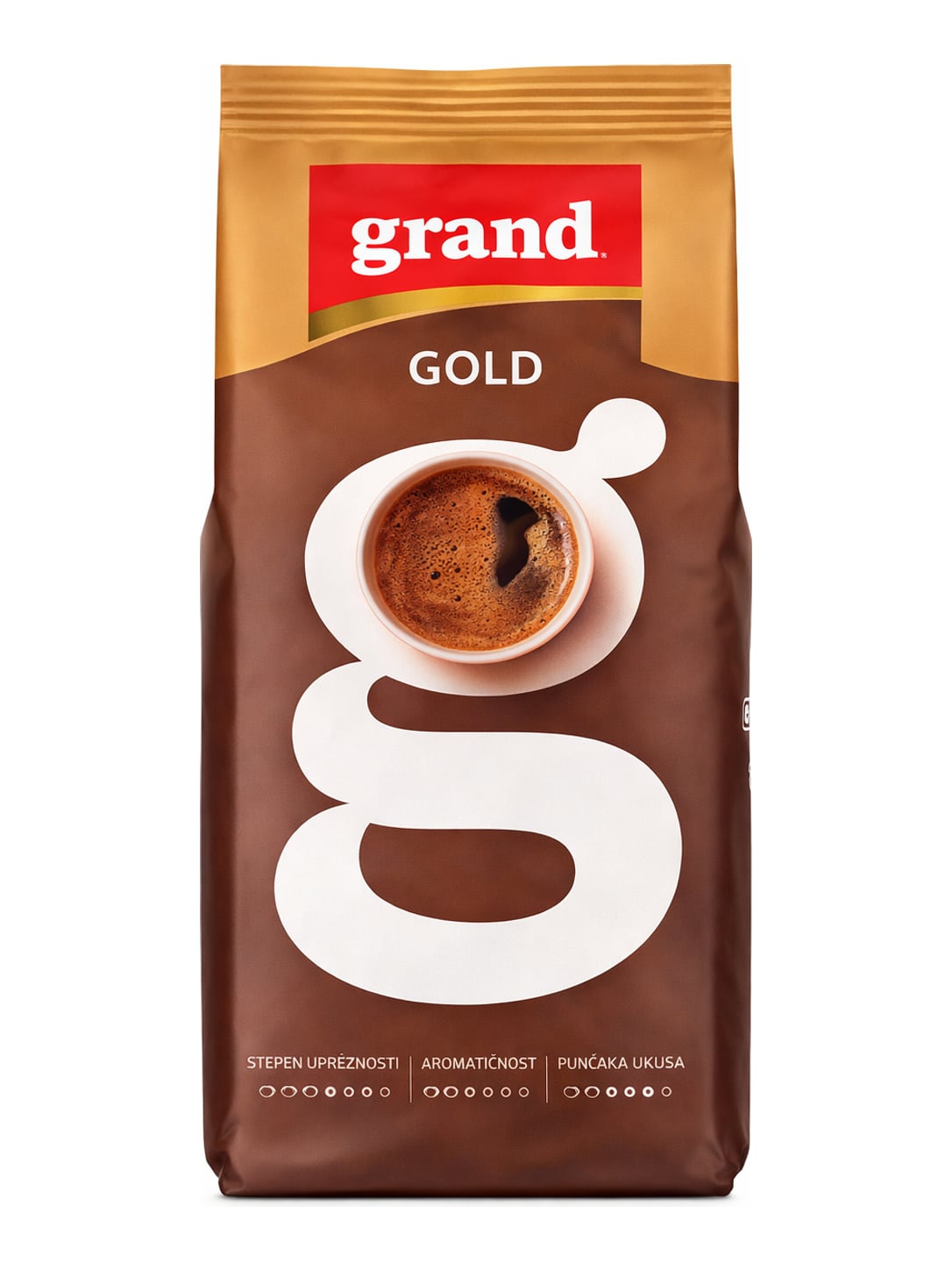 Grand Gold 200g – gemahlener Röstkaffee Arabica Robusta Mešavina pržene mlevene kafe