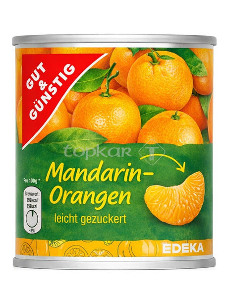 Gut & Günstig Mandarin-Orangen leicht gezuckert