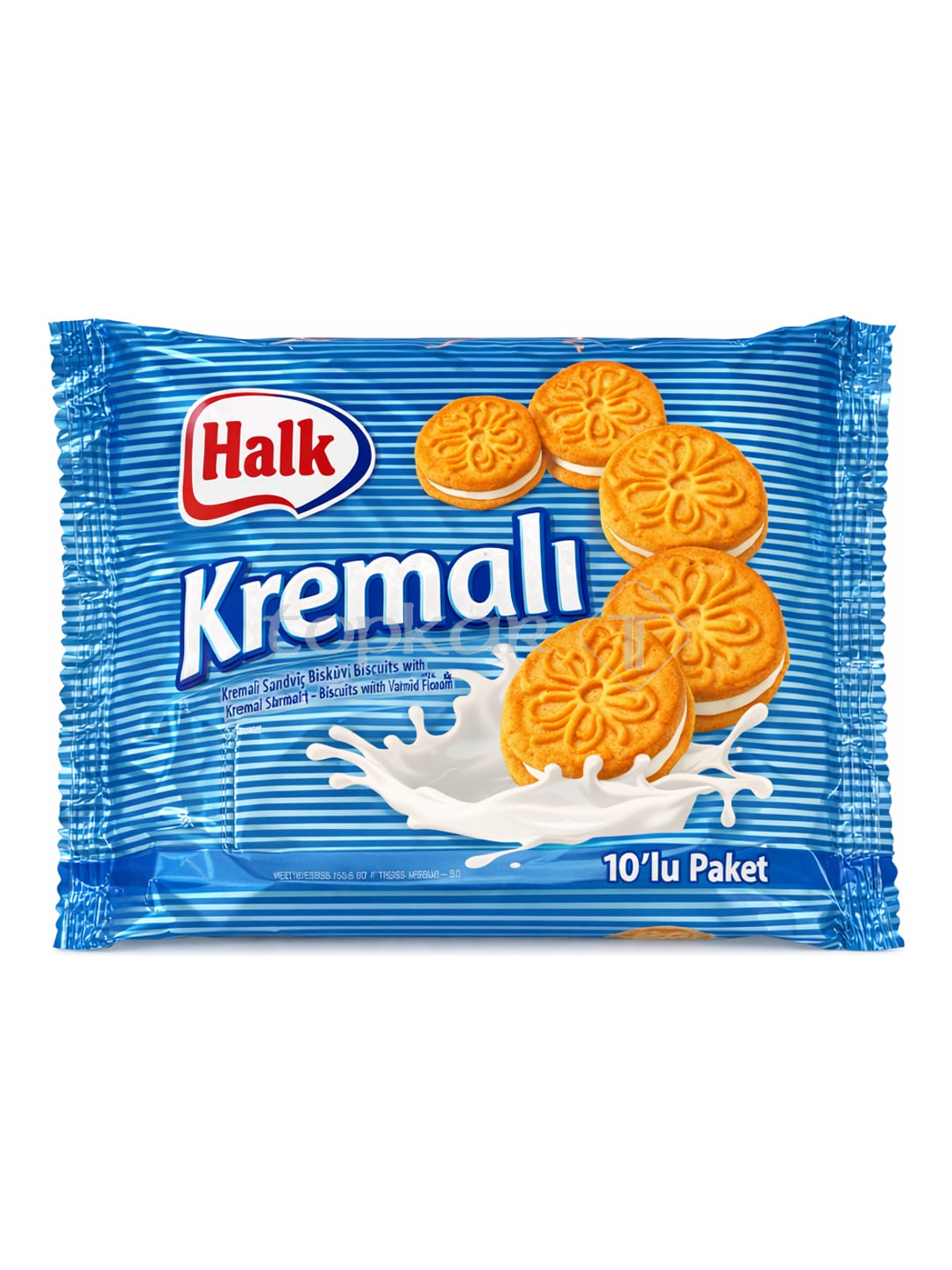 Halk Sandwichkekse mit Vanillecreme 500g – Kremalı Bisküvi türkische Doppelkekse