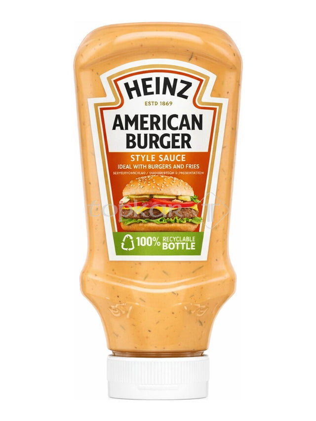 Heinz American Burger Style Sauce 230 g – cremige Burgersauce mit Dill und Senf