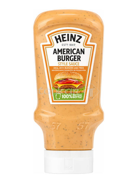 Heinz American Burger Style Sauce 400 ml – cremige Burgersauce mit Dill