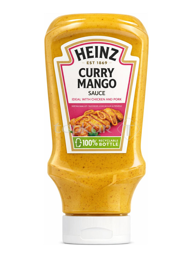 Heinz Curry Mango Sauce 225g – fruchtige Curry-Mango Grillsauce