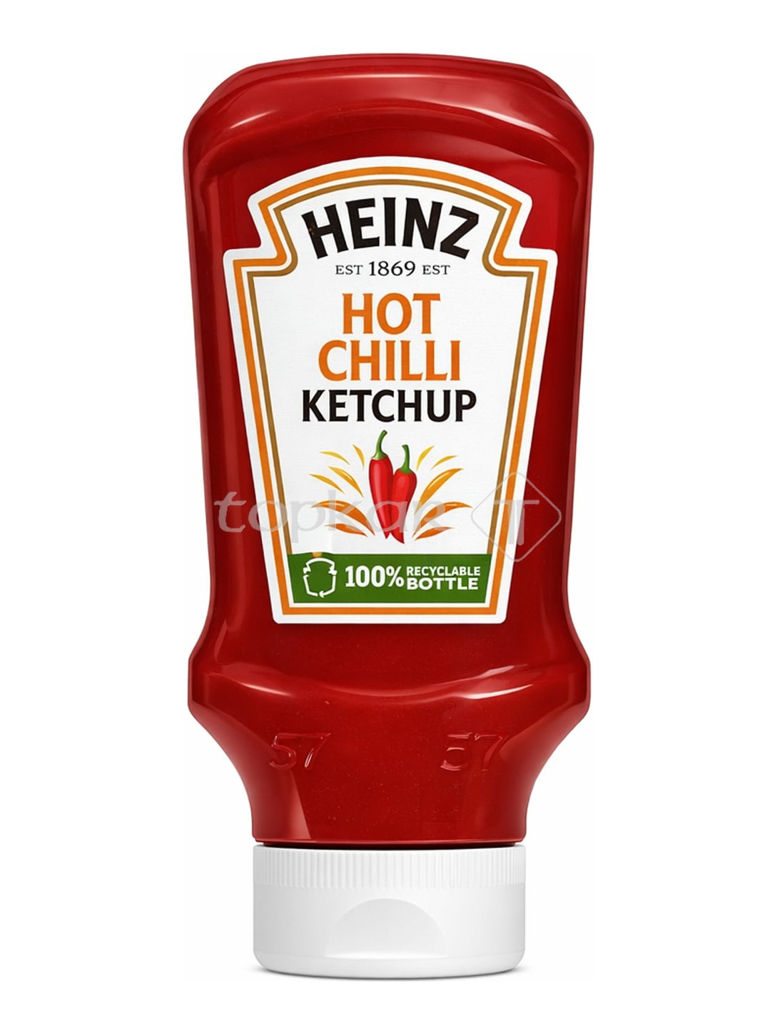 Heinz Hot Chilli Ketchup 570 g – scharfer Chili Tomatenketchup mit Cayennepfeffer