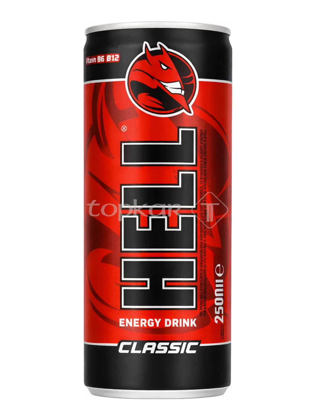 HELL Energy Drink Classic 250 ml – Energy Drink Tutti-frutti mit Koffein und Taurin