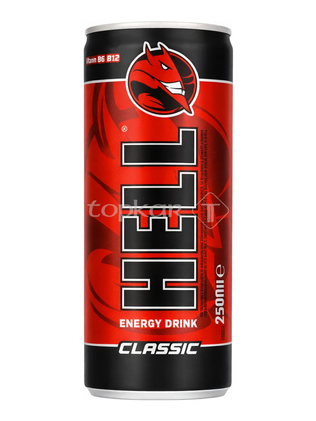 HELL Energy Drink Classic 250 ml – Energy Drink Tutti-frutti mit Koffein und Taurin