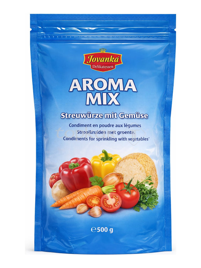 Ivanka Delikatessen Aroma Mix 500g – Streuwürze mit Gemüse für Suppen und Saucen
