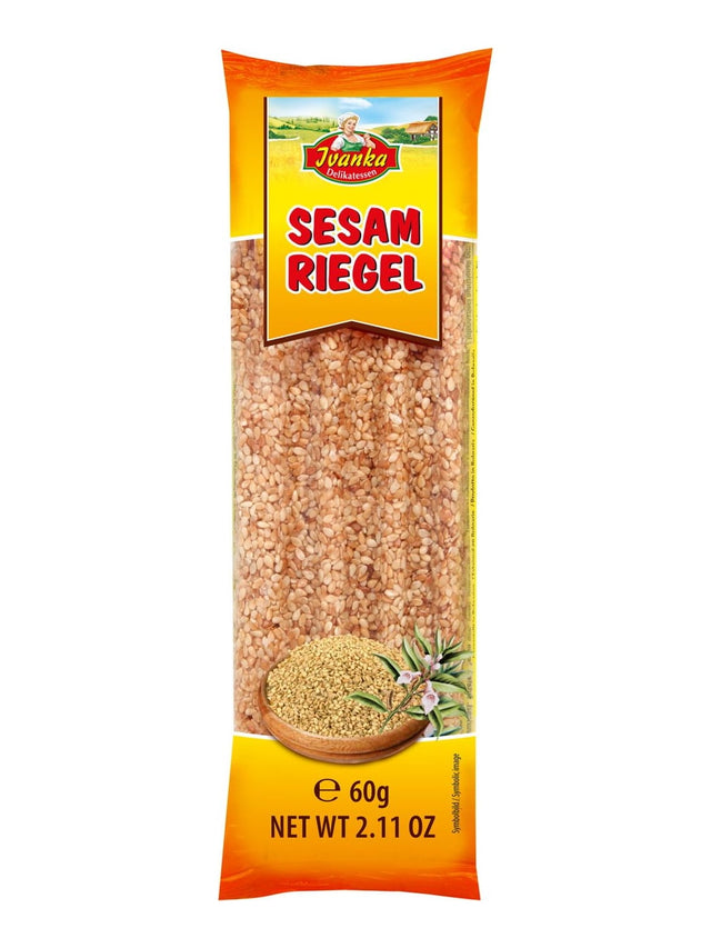 Ivanka Karamellisierter Sesamriegel 60g – Sesam Susam Riegel Snack