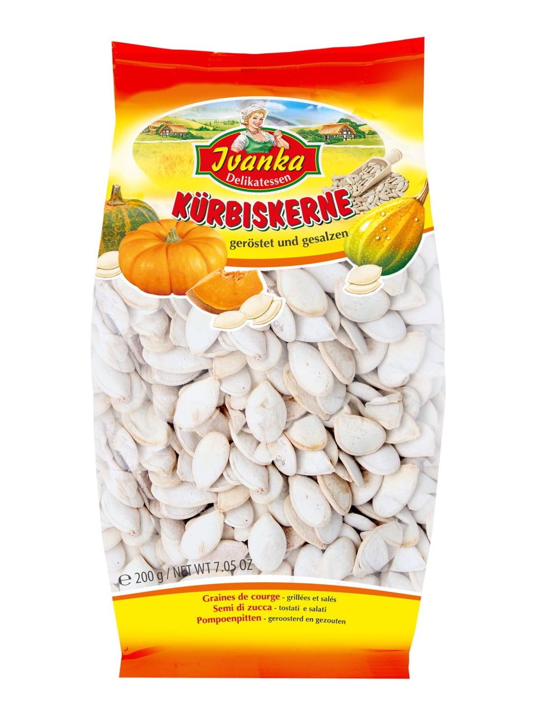 Ivanka Kürbiskerne 200g – geröstet und gesalzen Snack