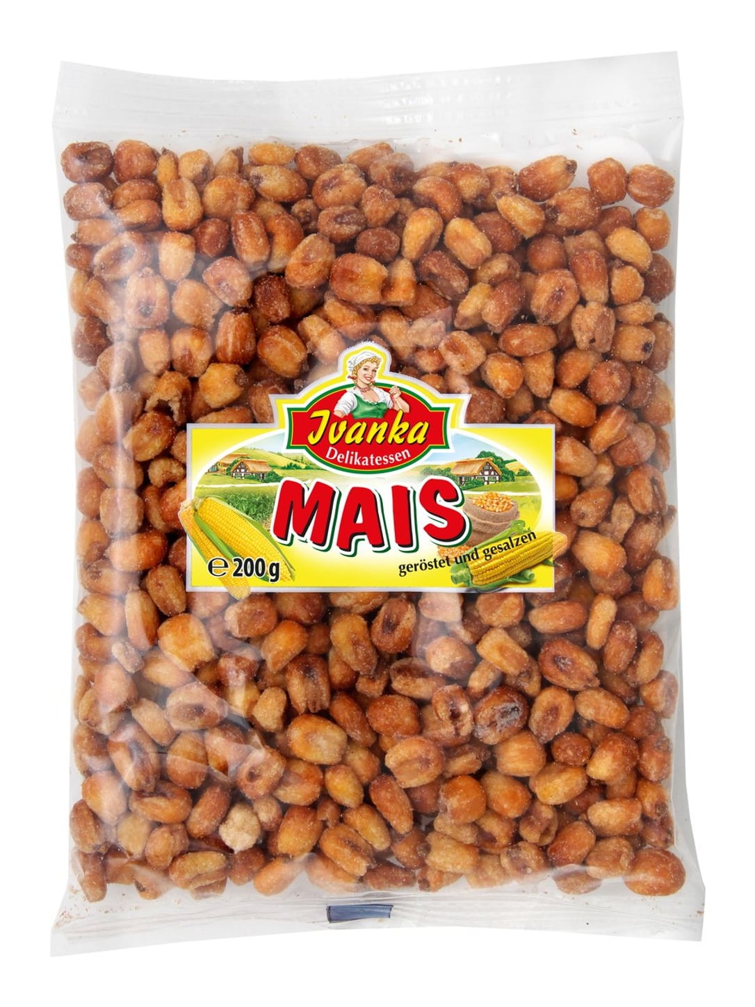 Ivanka Mais geröstet und gesalzen 200g – knuspriger Röstmais Snack