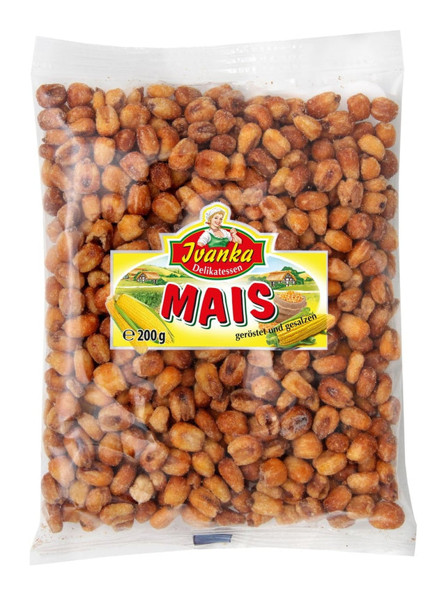 Ivanka Mais geröstet und gesalzen 200g – knuspriger Röstmais Snack
