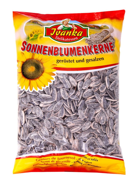 Ivanka Sonnenblumenkerne 400g – geröstet und gesalzen Snack