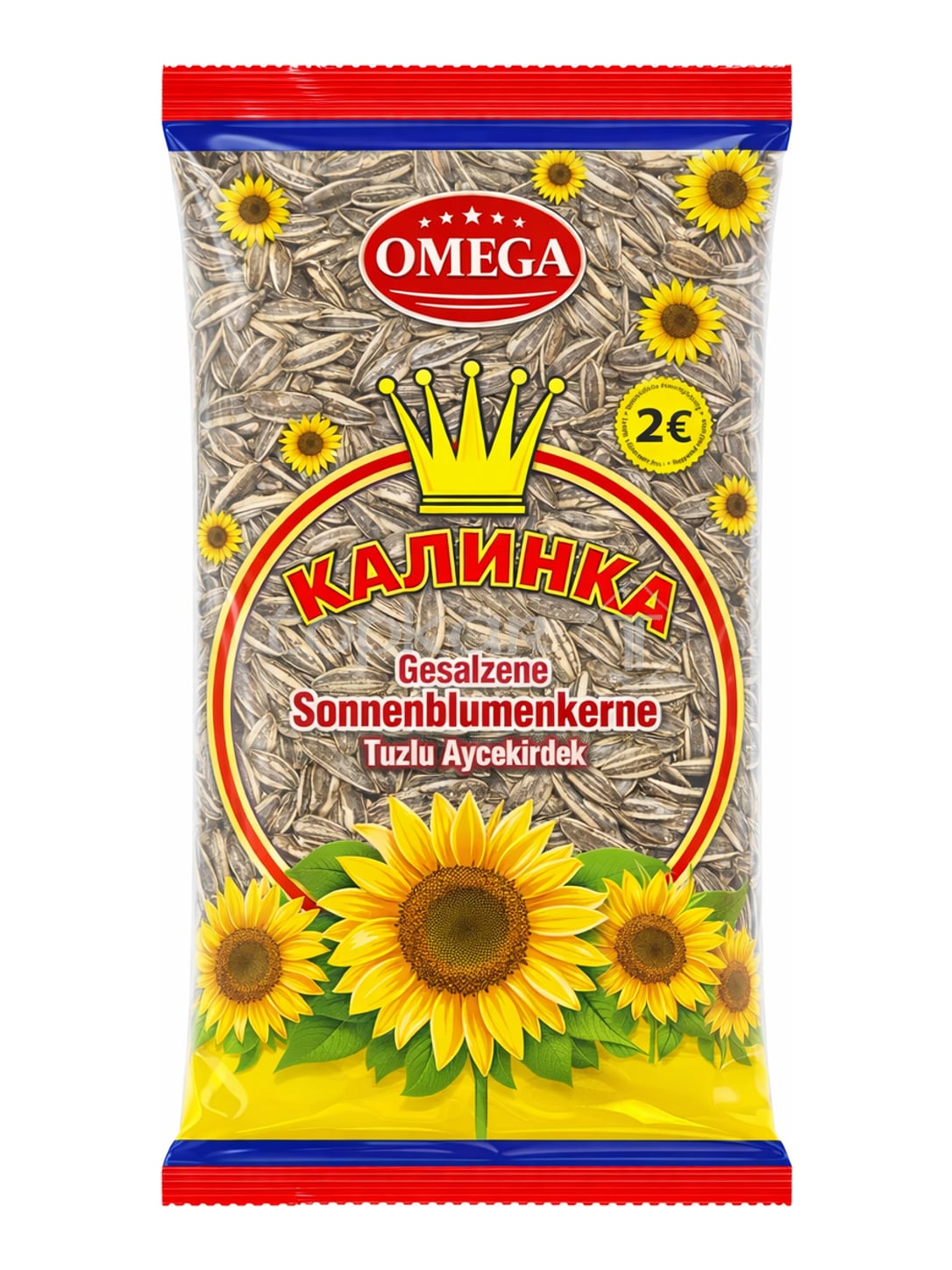 Kalinka Gesalzene Sonnenblumenkerne 350g – Tuzlu Ayçekirdek geröstet in Schale
