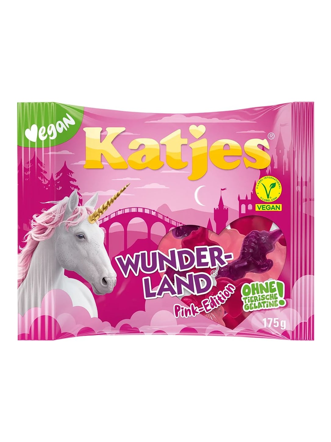 Katjes Wunderland Pink Edition 175g – veganes Fruchtgummi pink