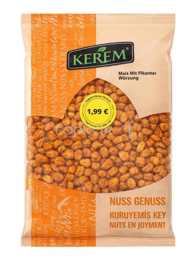 Kerem Gerösteter Mais pikant 300g – Acı Soslu Kavrulmuş Mısır scharfer Snack