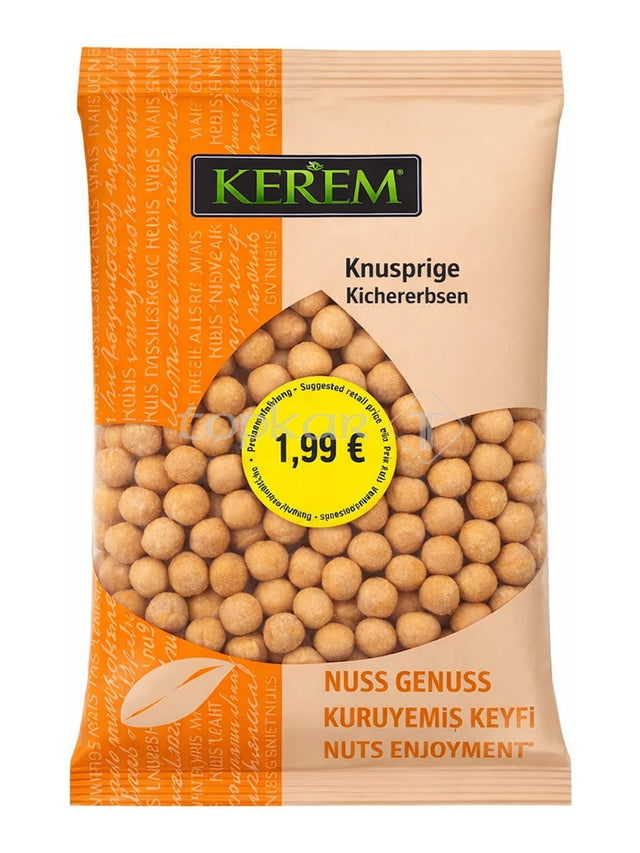 Kerem Kıtır Leblebi 250g – geröstete Kichererbsen im Teigmantel Snack