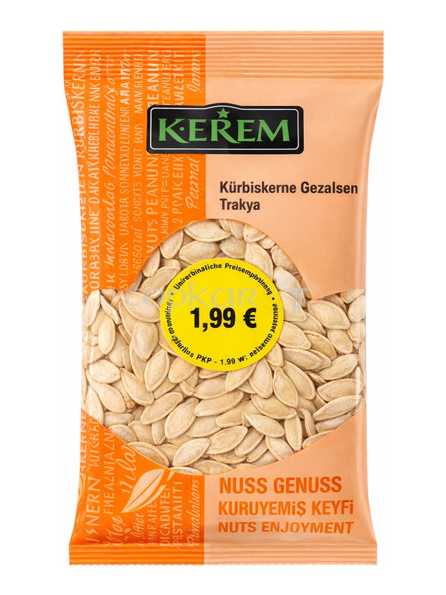 Kerem Kürbiskerne 200g – Kabak Çekirdeği geröstet gesalzen in der Schale