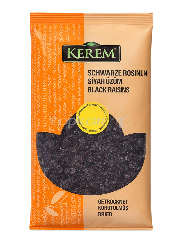 Kerem Schwarze Rosinen 250g – Siyah Üzüm kernlose Black Raisins