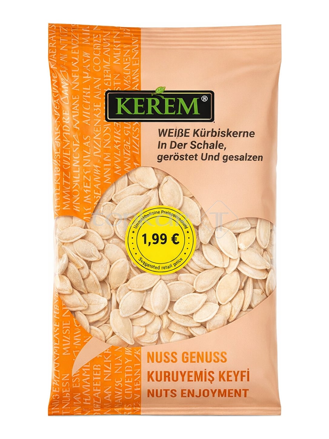 Kerem Weiße Kürbiskerne 180g – Beyaz Kabak Çekirdeği geröstet gesalzen