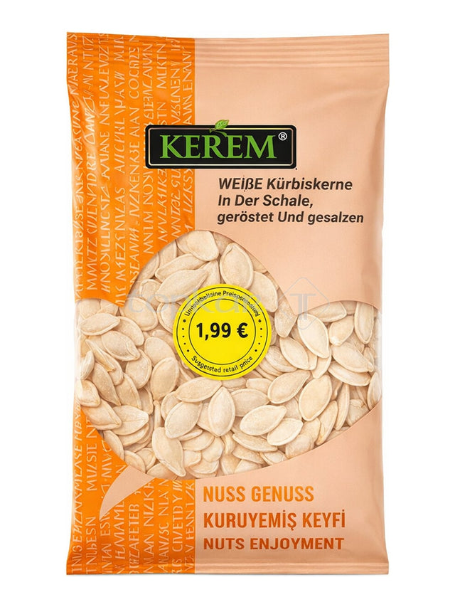 Kerem Weiße Kürbiskerne 180g – Beyaz Kabak Çekirdeği geröstet gesalzen