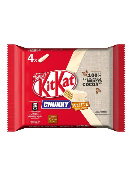 KitKat Chunky White 4x40g – Waffelriegel weiße Schokolade