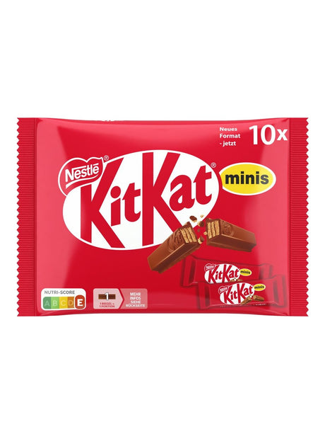 KitKat Mini 167g – knusprige Mini-Schokoriegel Waffel Milchschokolade