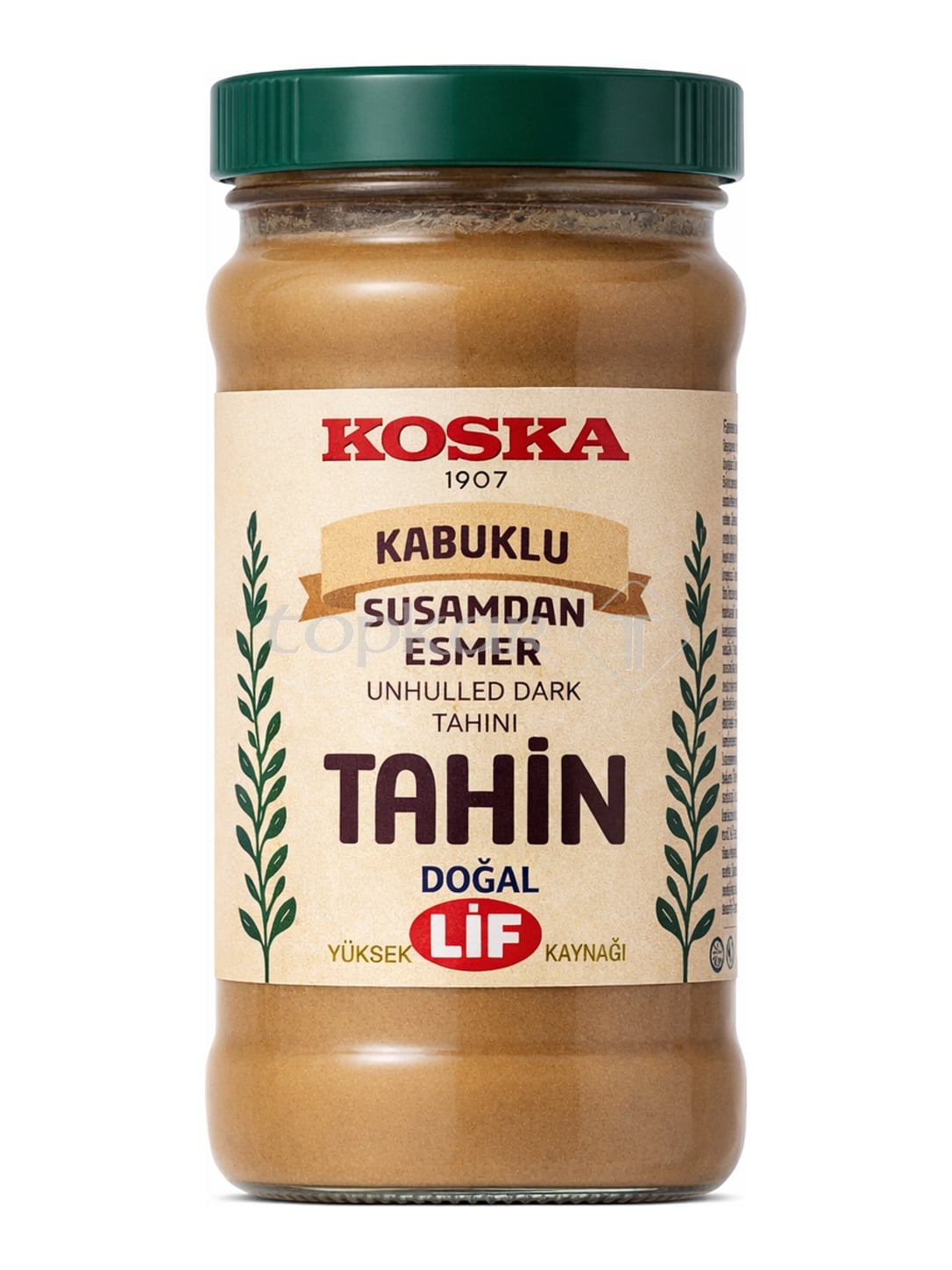 Koska Dunkles Tahin – Sesampaste kepekli tahin